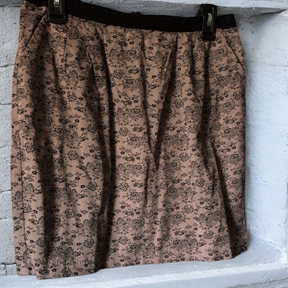 Jason Wu Gray Tan Mini Pencil Skirt Casual